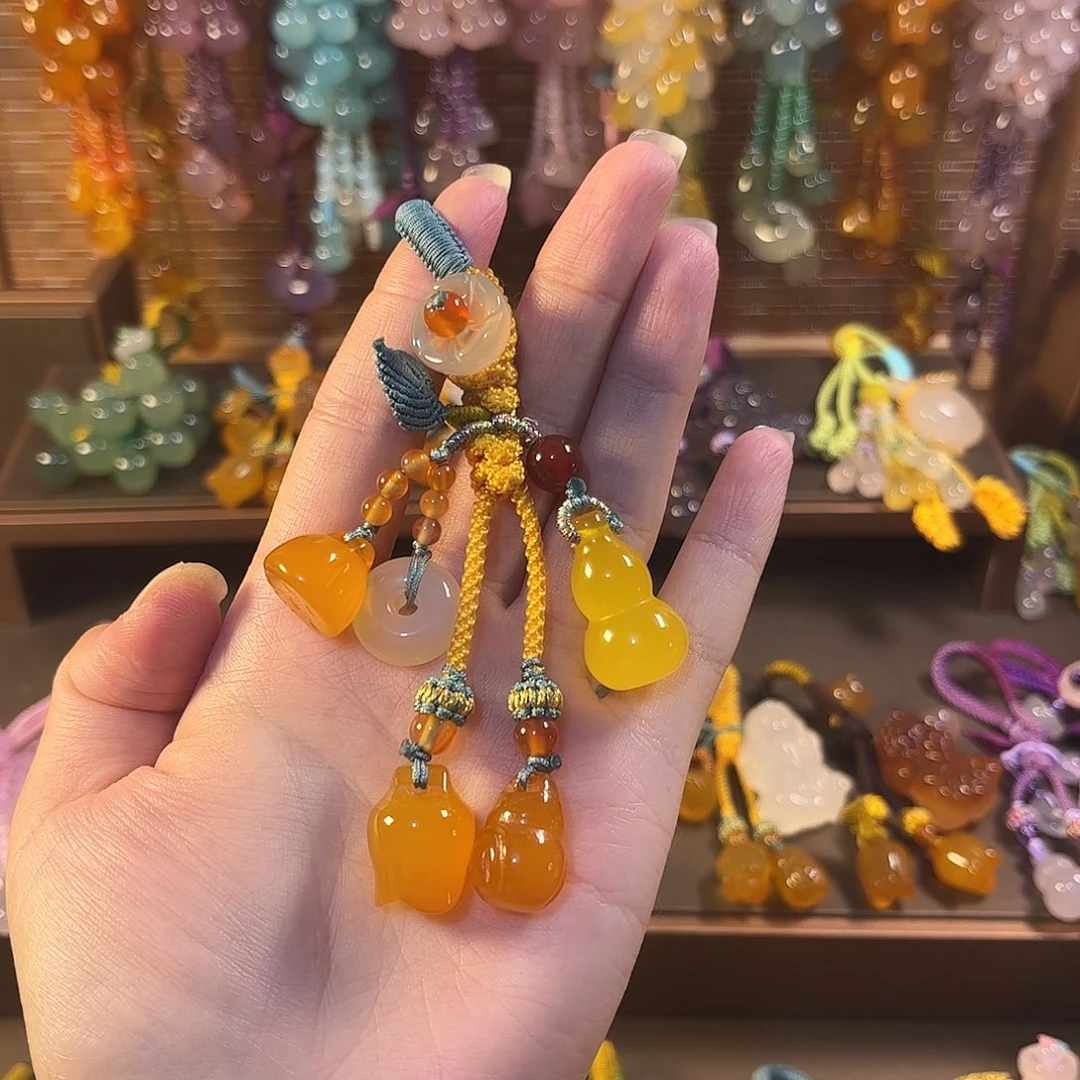 玛瑙/玉髓未镶嵌车挂