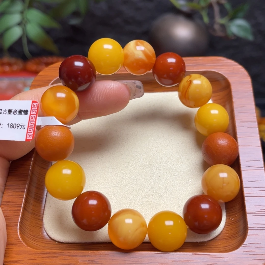 蜜蜡未镶嵌手链手串