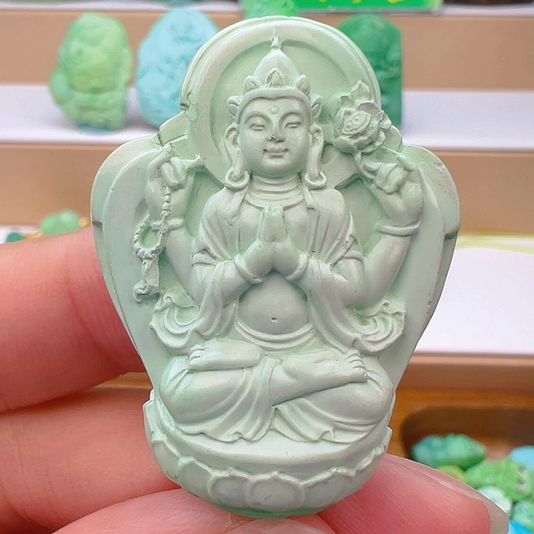 未镶嵌绿松石项链