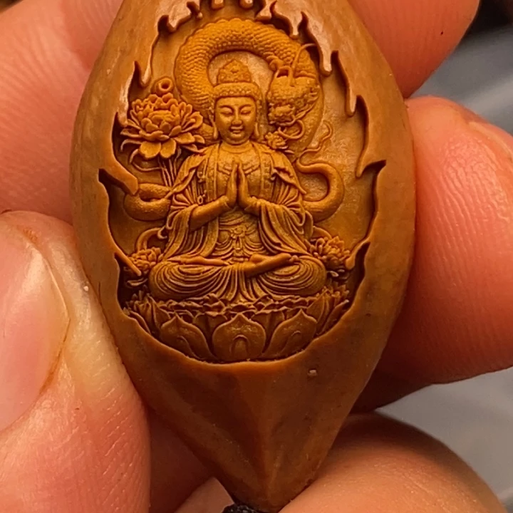 猴头核桃吊坠橄榄