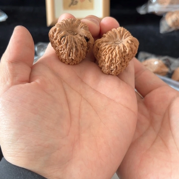 文玩核桃吊坠三*橱南将 色差