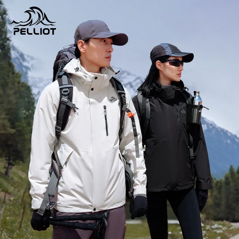 伯希和【山野】户外冲锋衣三合一防风防水12340106