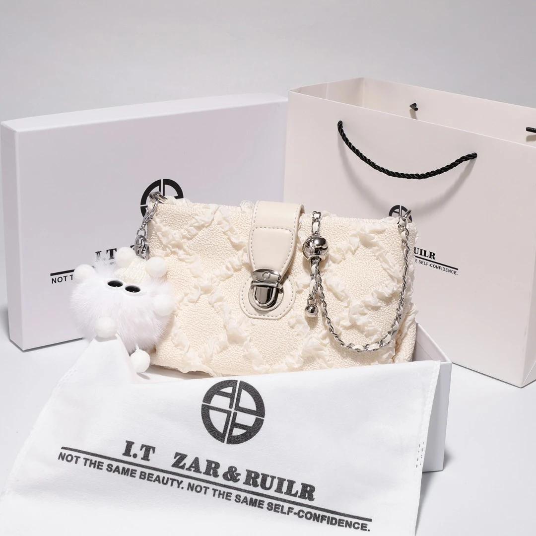 ZAR&RUILR/查瑞娜小众包包女高级感生日礼物链条斜挎包时尚单肩包