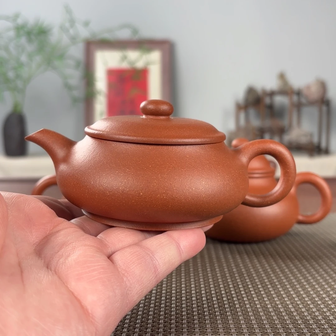 紫砂茶壶黄龙山原矿紫砂壶170