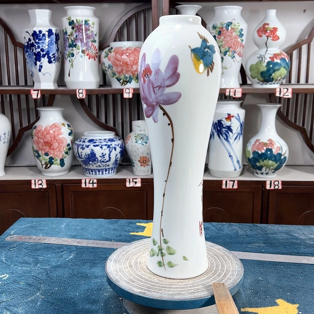 摆件景德镇陶瓷美鸟