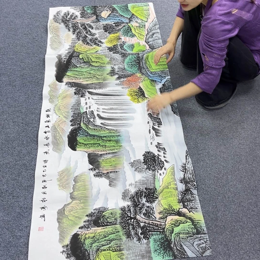 国画作品全场放漏