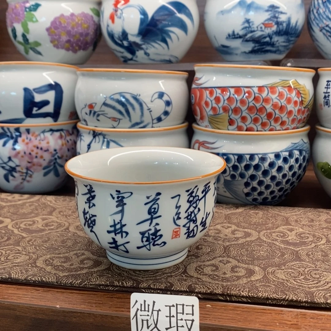 釉下彩手工绘制手工绘制