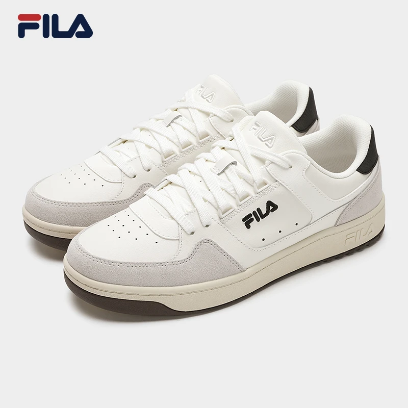 Fila/斐乐2025年春季新款【复古圆盾】情侣休闲百搭板鞋F12M512210F