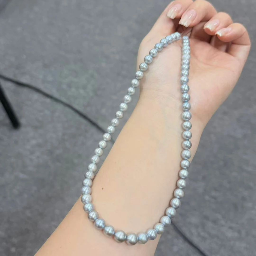 【睿泽赏宝】S925海水真多麻项链多样性发一有瑕 40cm/8mmKT0630019