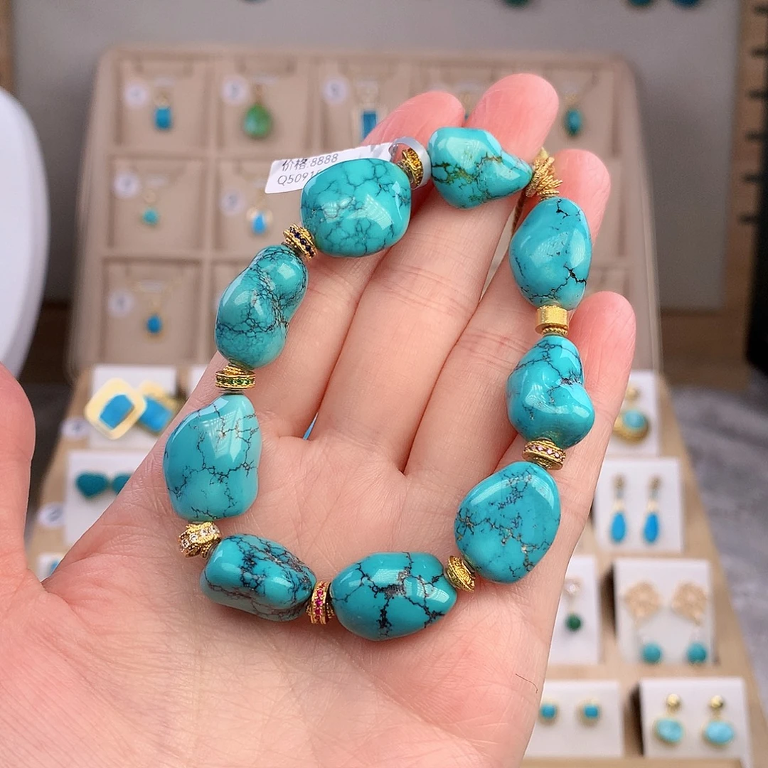 绿松石未镶嵌手链