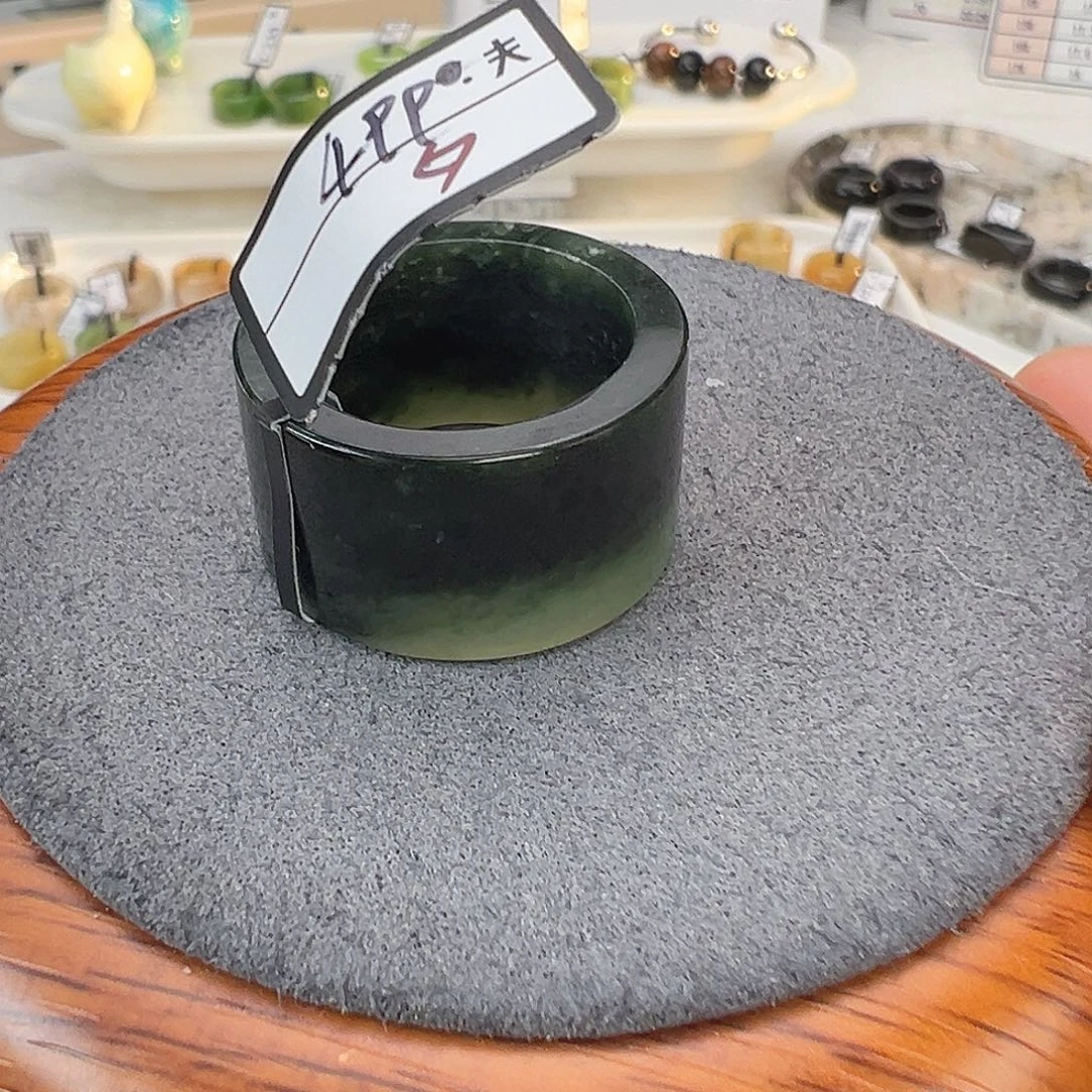 和田玉（糖玉）未镶嵌戒指21.1