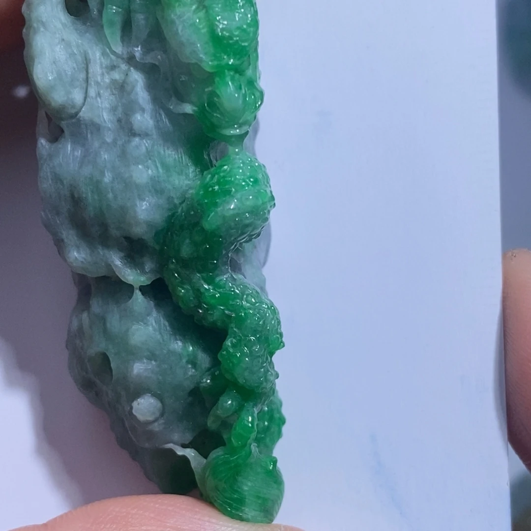 翡翠未镶嵌吊坠(不含链)翡翠