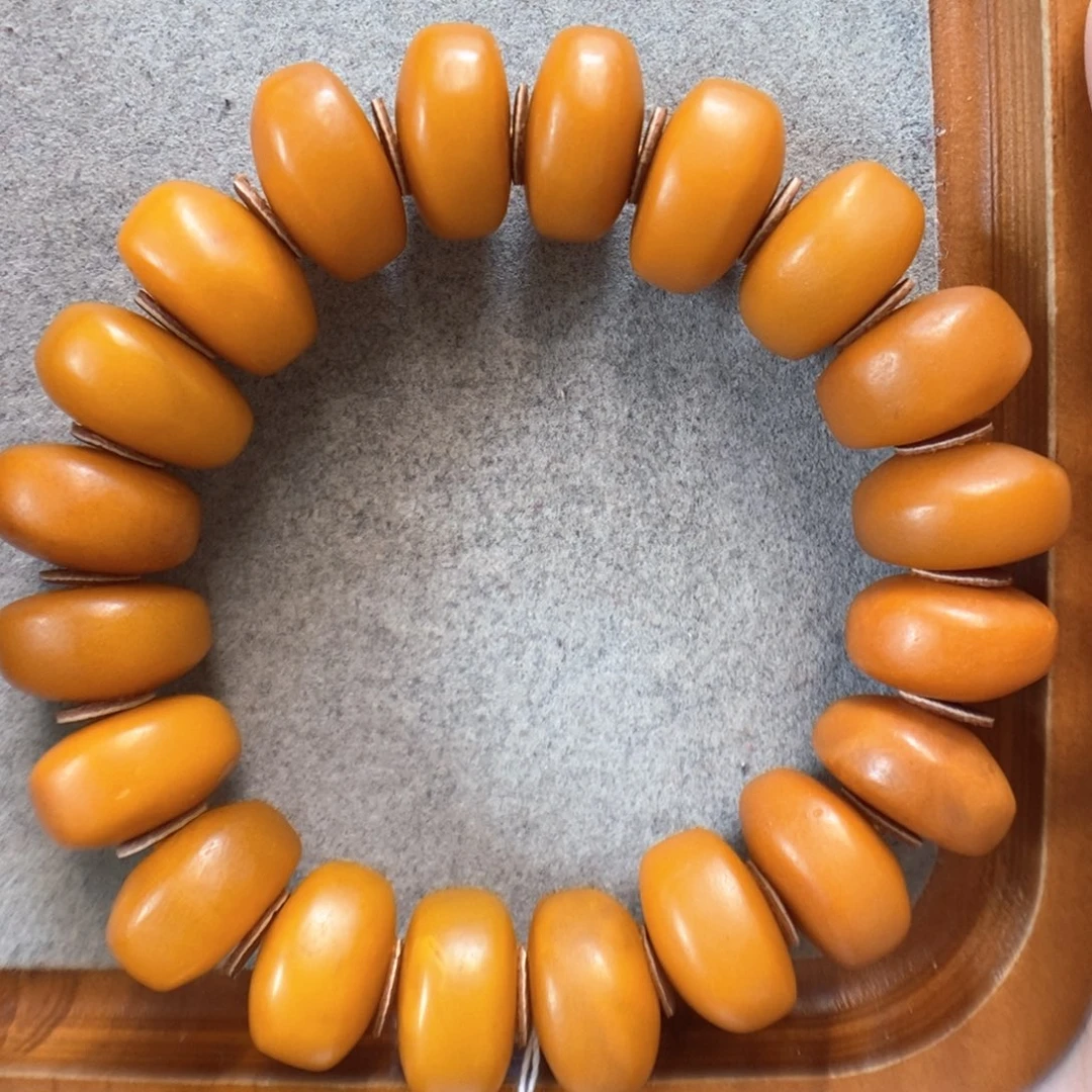 未镶嵌蜜蜡手串蜜蜡手串