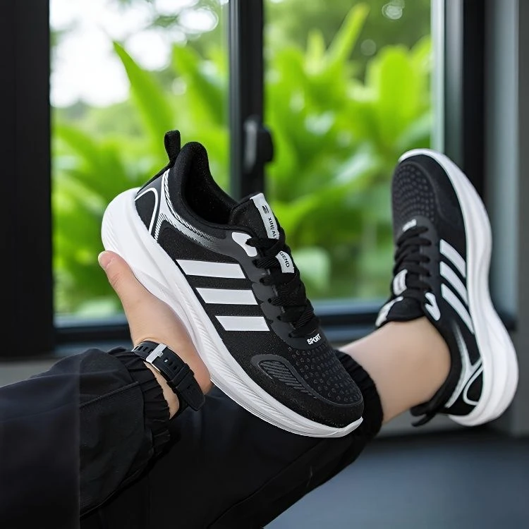 【新店宠粉福利】透气网面鞋四季厚底情侣时尚休闲百搭软底减震透气