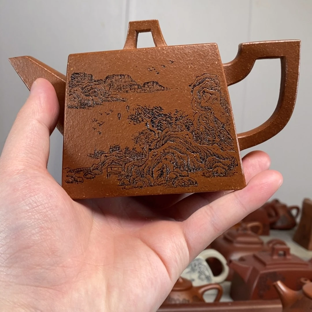 茶壶紫砂原矿泥料传统工艺制作