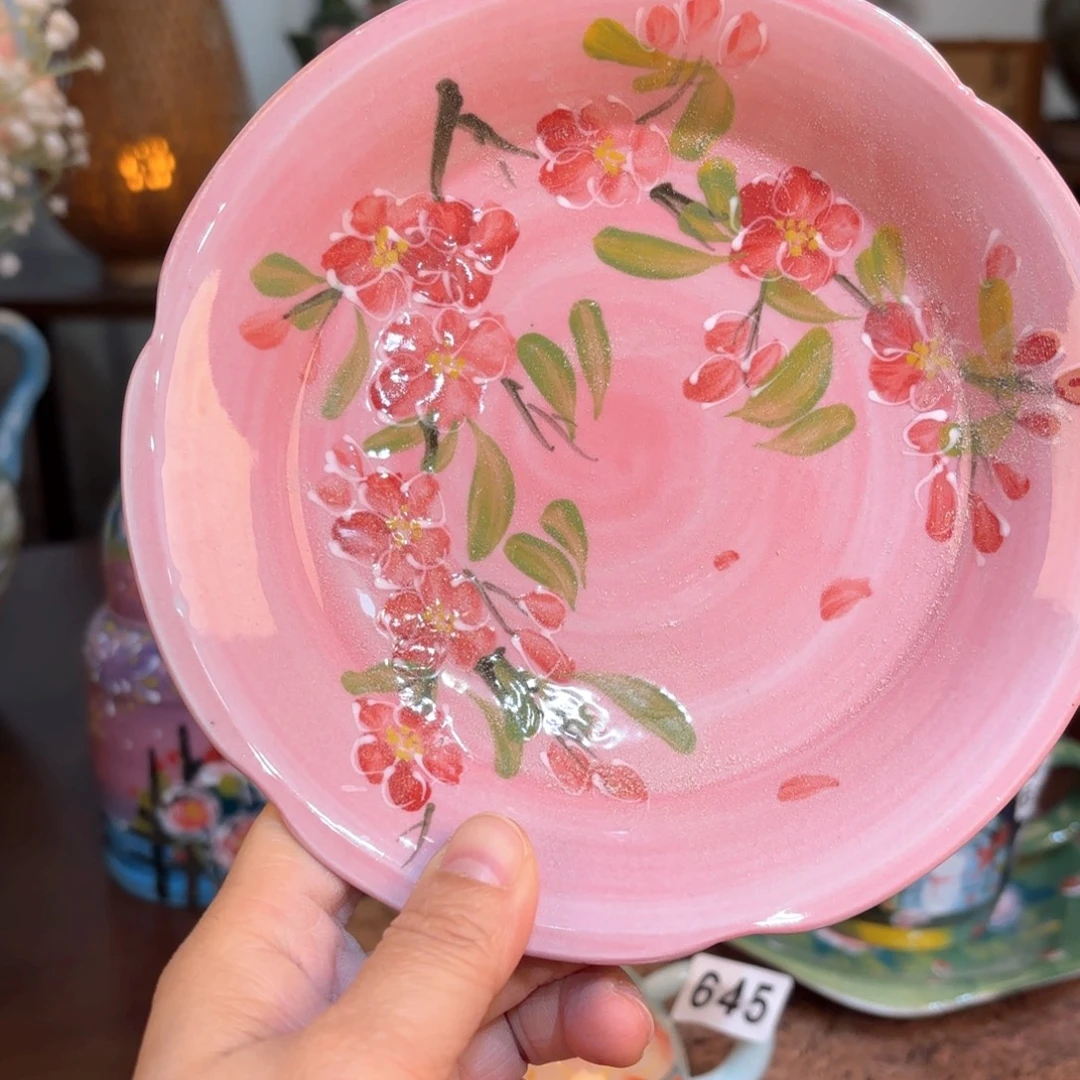 景德镇手绘高温釉下彩陶瓷茶具