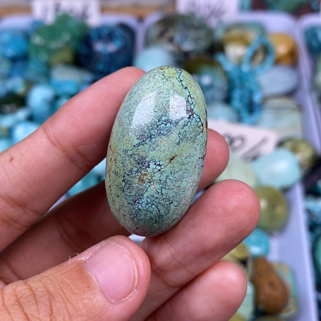 绿松石未镶嵌颈饰