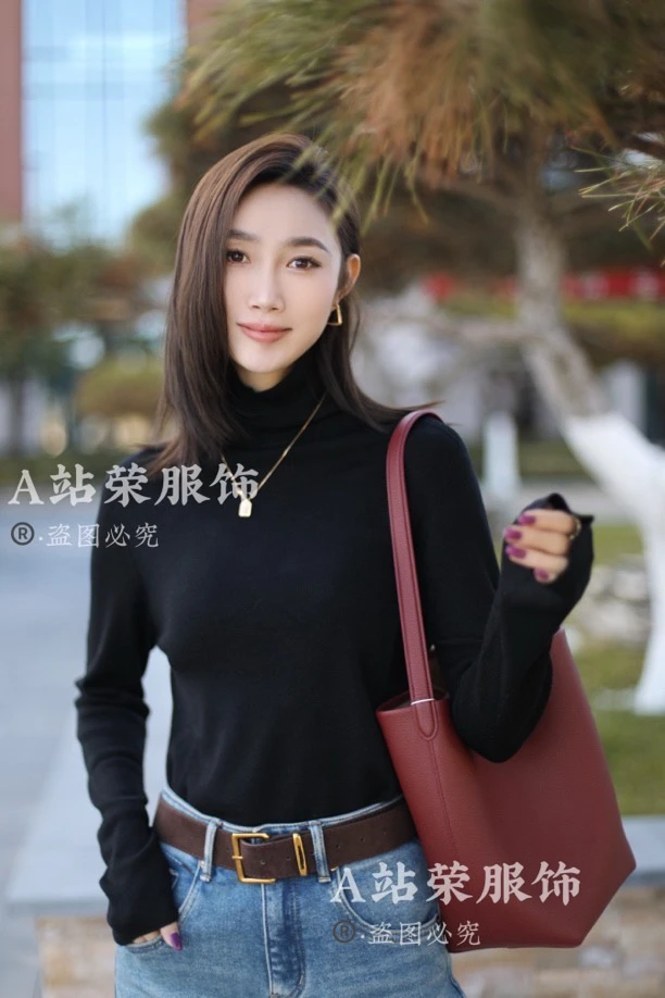 【荣姐精选】舒适高领打底衫