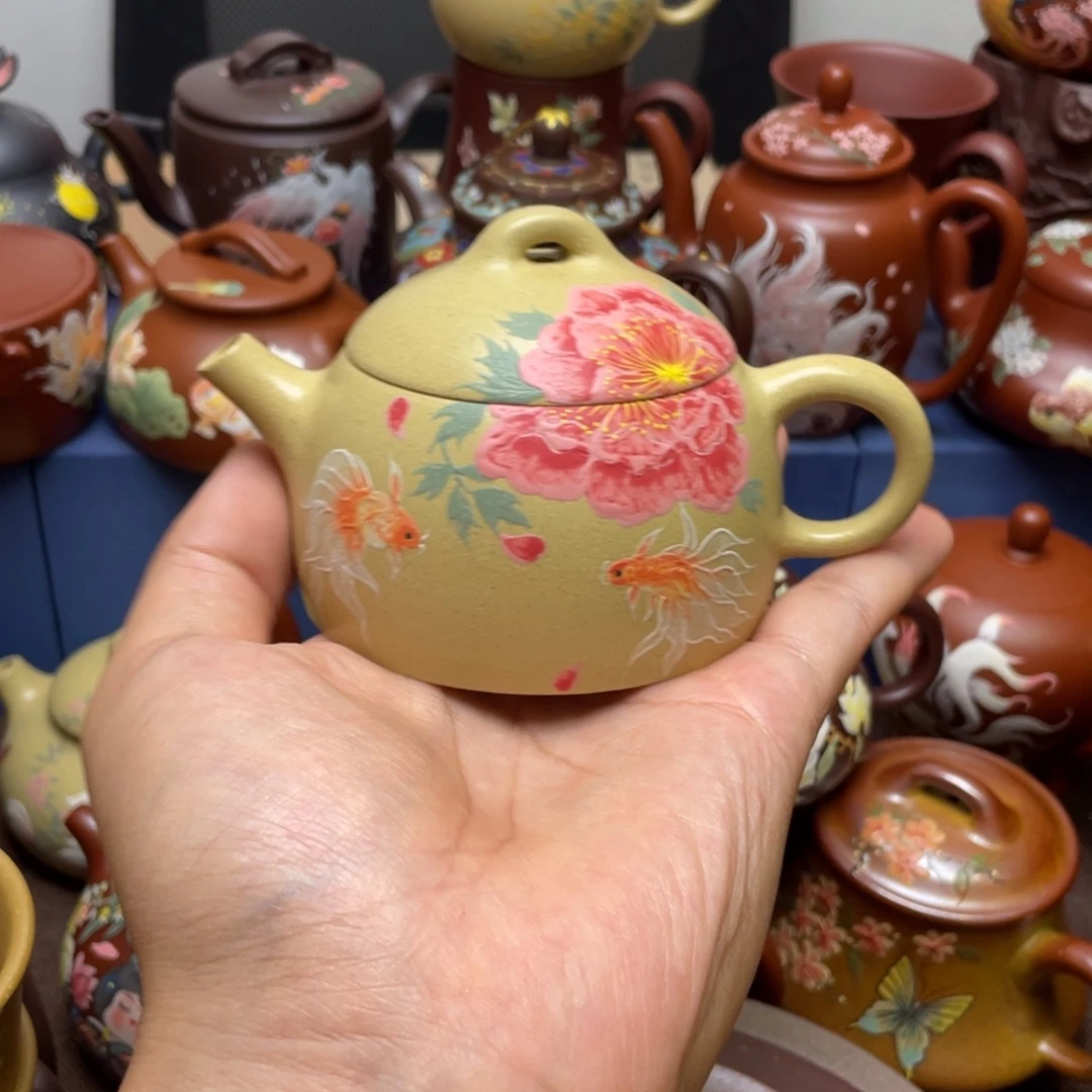 乐***O茶杯紫砂紫砂茶壶150cc