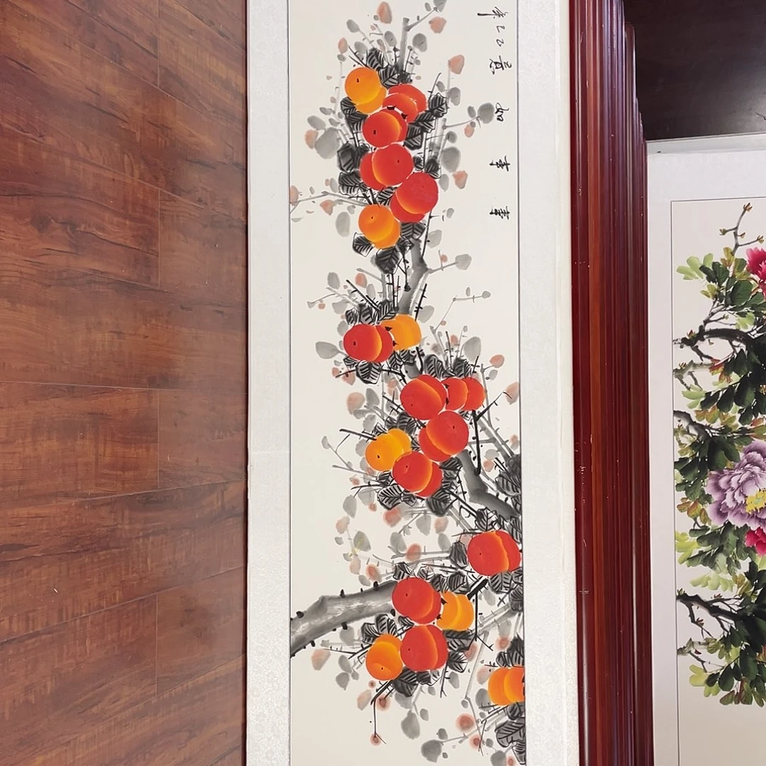 国画带框尺寸48*163厘米