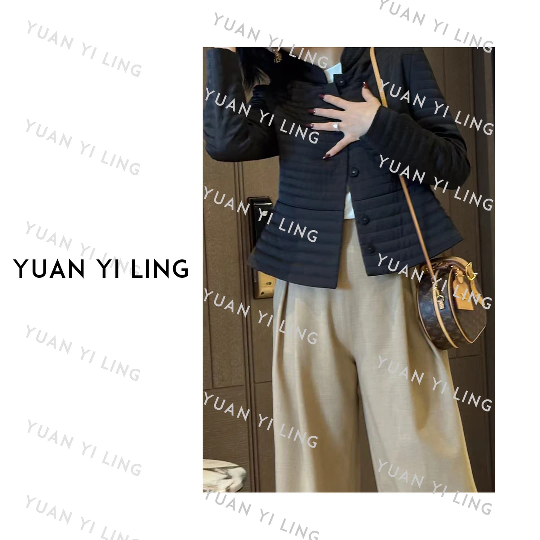 袁艺灵【芬兰冬日】秋冬轻盈立领高密绗缝松弛感外套