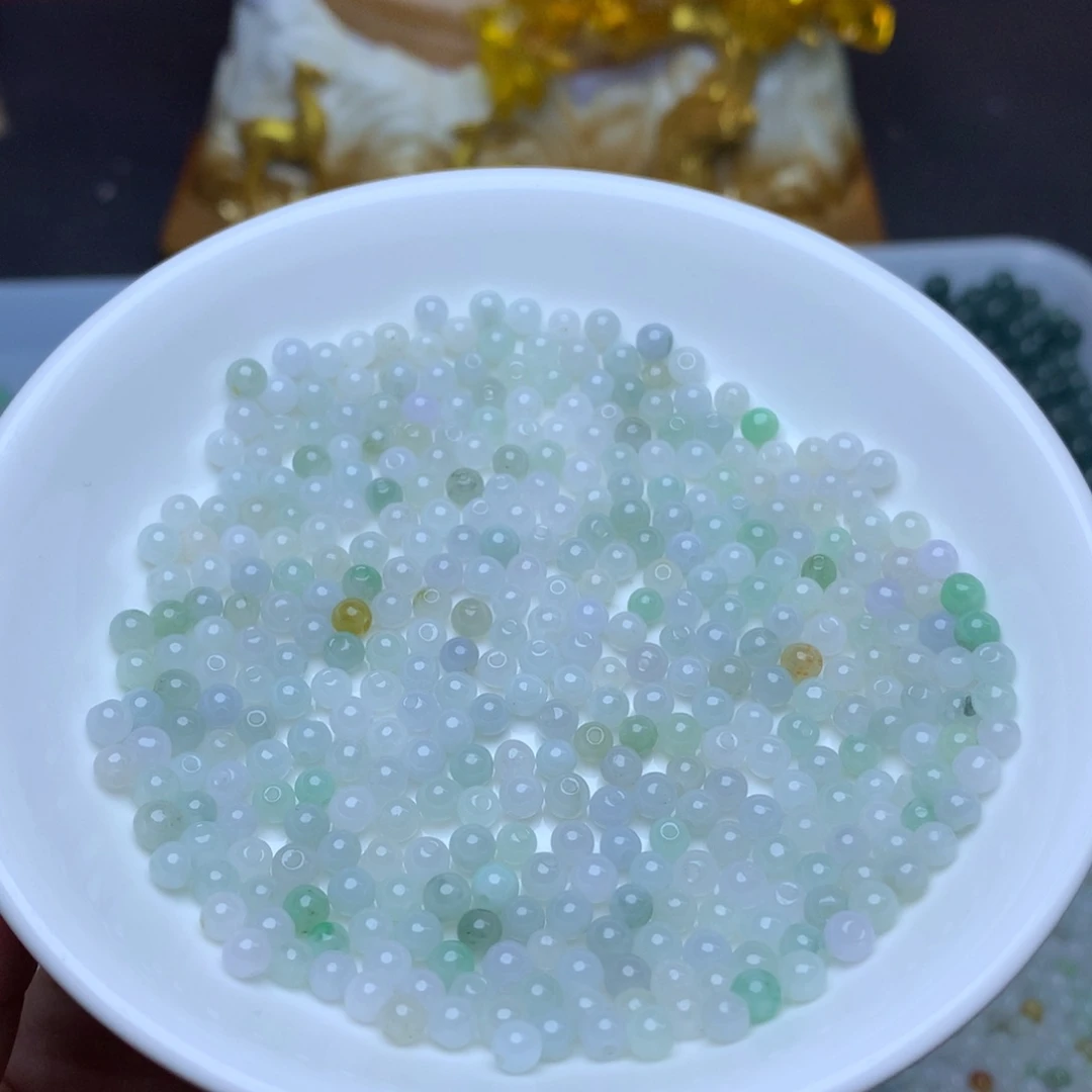 【闪购商品】翡翠手链未镶嵌卡3.8冰三彩100个