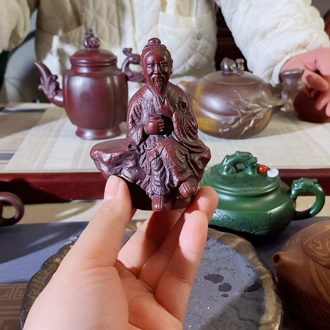 紫砂茶壶宜兴紫砂壶疯狂打游戏