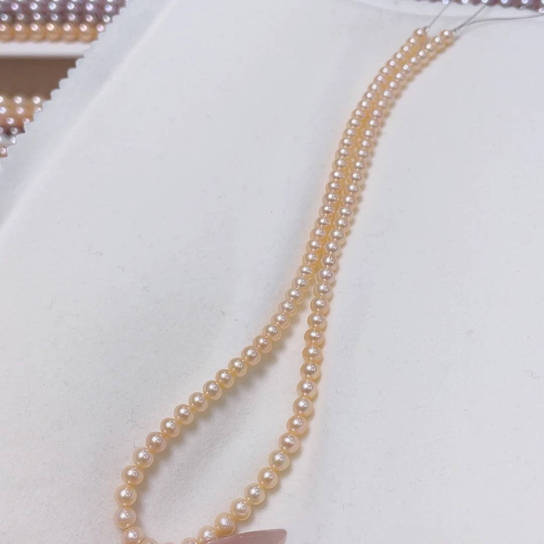 淡水珍珠银S925镶嵌颈饰