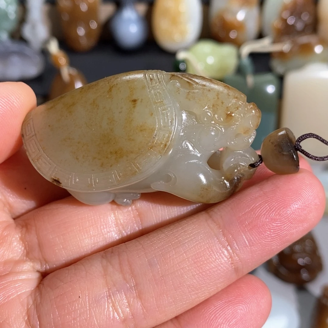 和田玉未镶嵌挂件