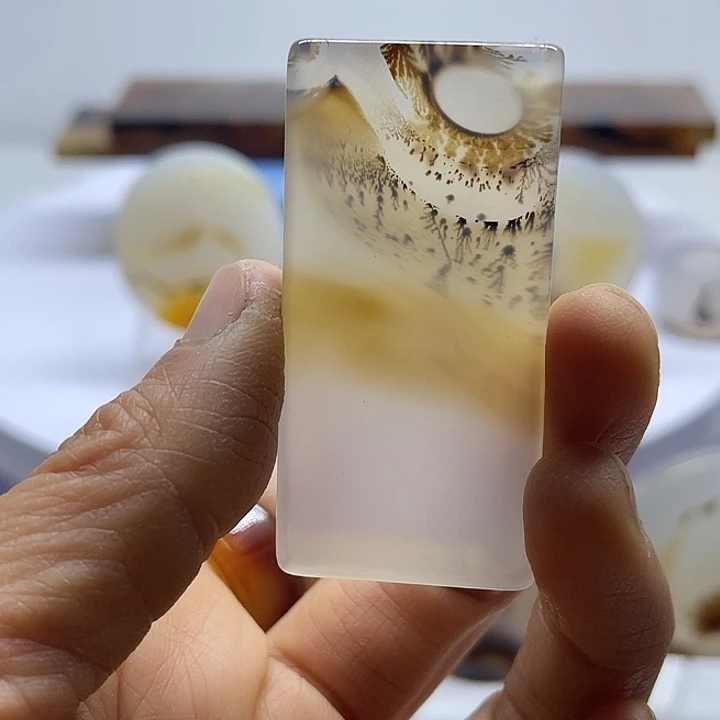 玛瑙/玉髓未镶嵌吊坠(不含链)