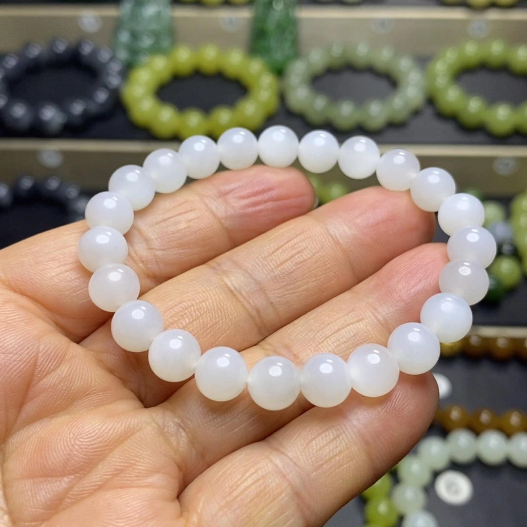 和田玉未镶嵌手串