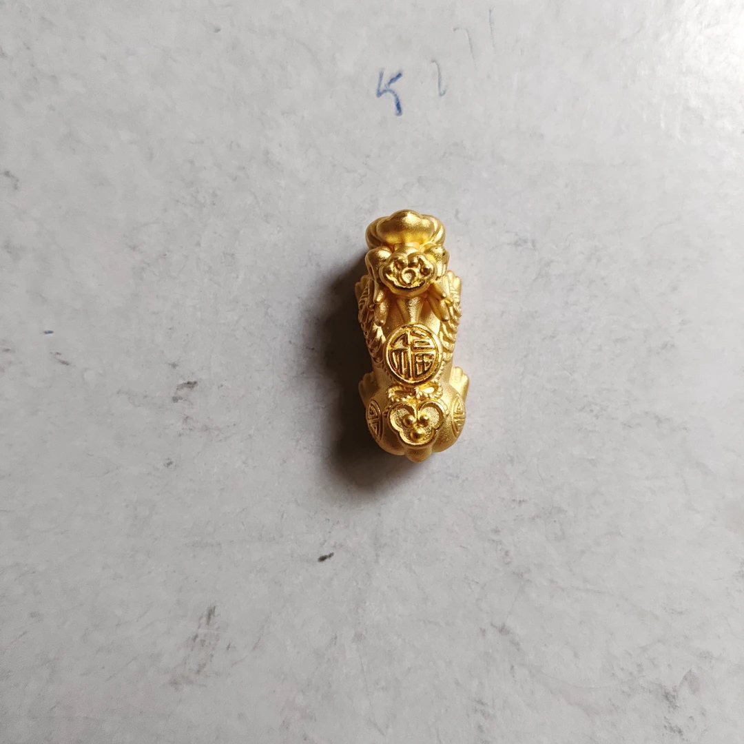 金元宝足金999貔貅珠子首饰