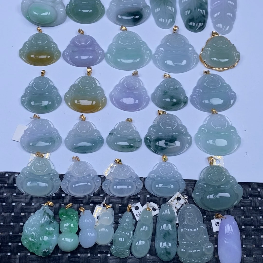 翡翠未镶嵌颈饰天然翡翠