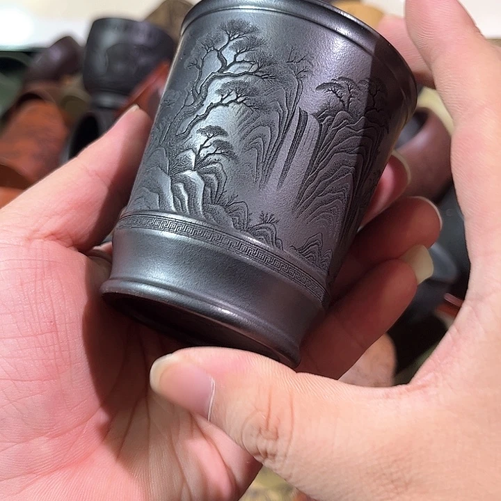 茶杯紫砂全手工紫砂主人杯