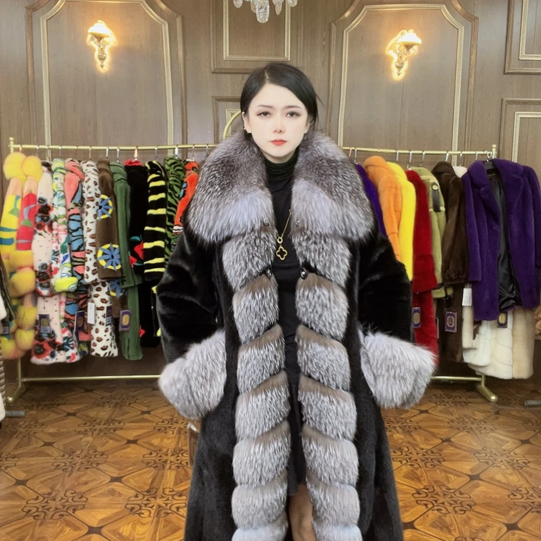 黑色银狐门禁皮草