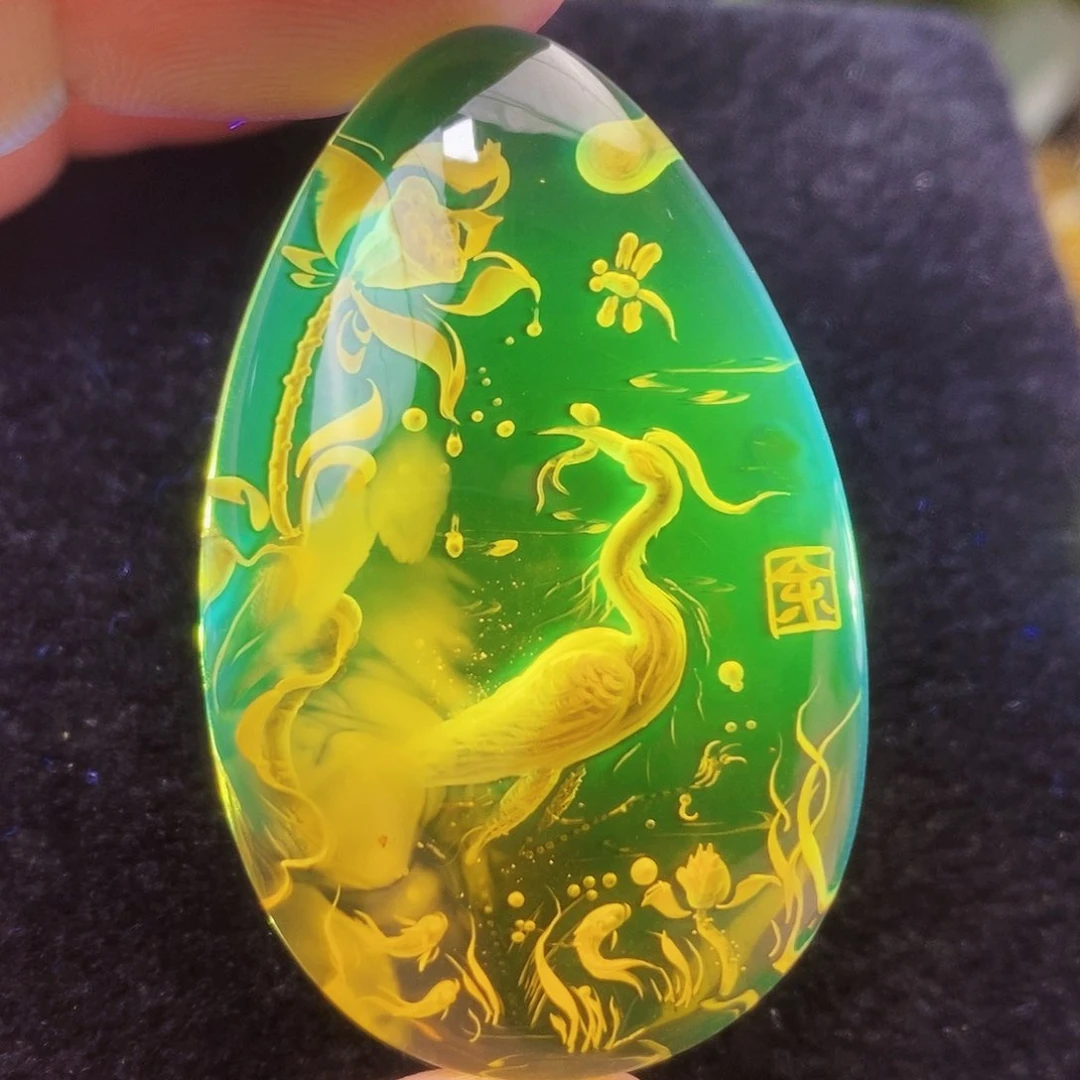 【闪购商品】金珀吊坠(不含链)未镶嵌