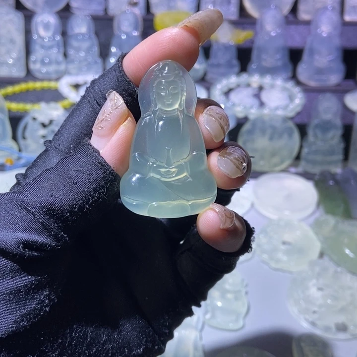 岫玉未镶嵌吊坠吊坠