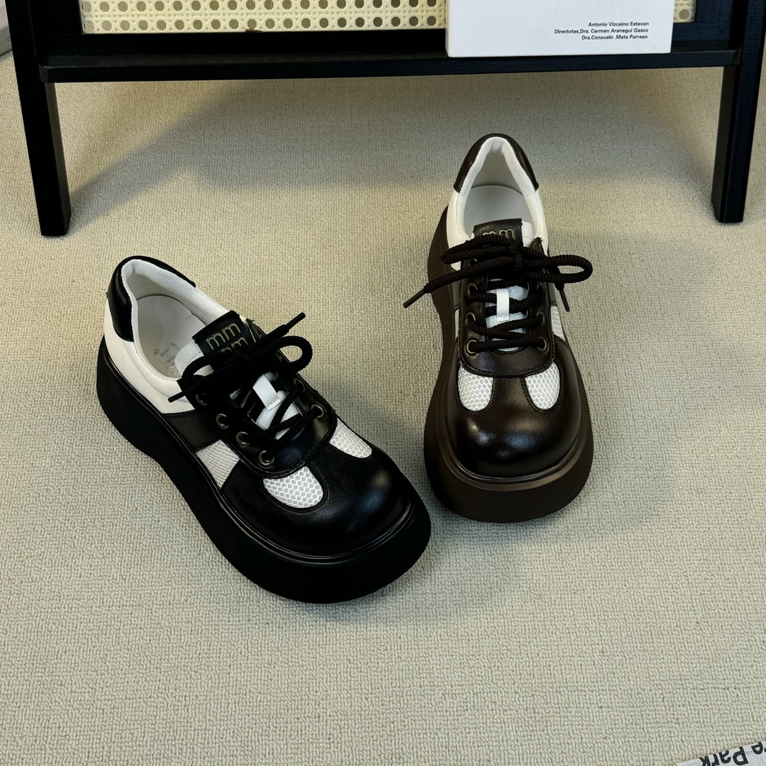 【高品质】网面乐福鞋女2025春季新款透气轻便百搭时尚不累脚小单鞋