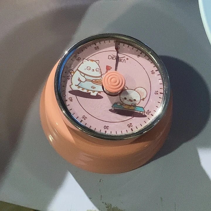 厨房小闹钟粉色一个处理