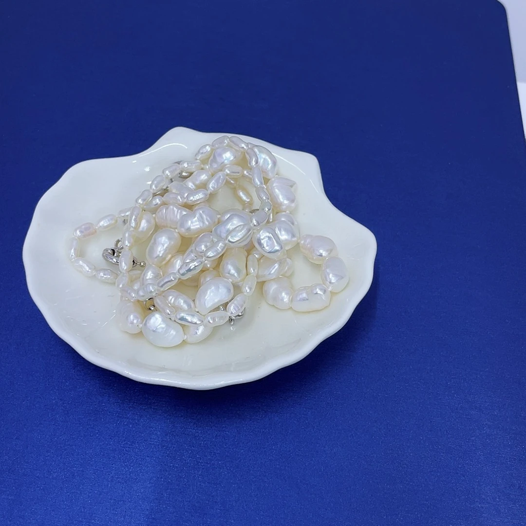 *****淡水珍珠银S925镶嵌吊坠(不含链)