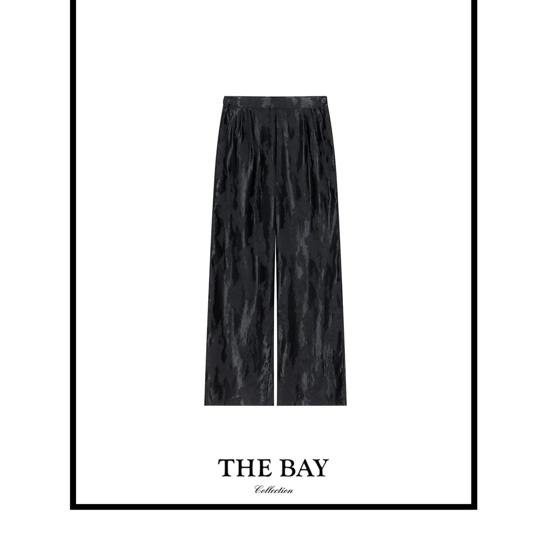 TheBay【西窗夜】质感感人肌理长裤ZB23104