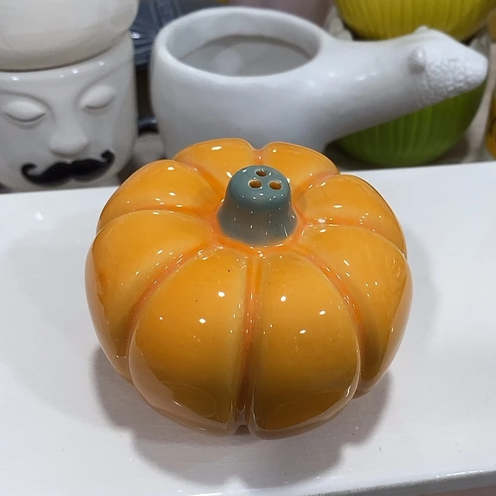 陶摆件瑕疵无孔 介意勿拍口 高