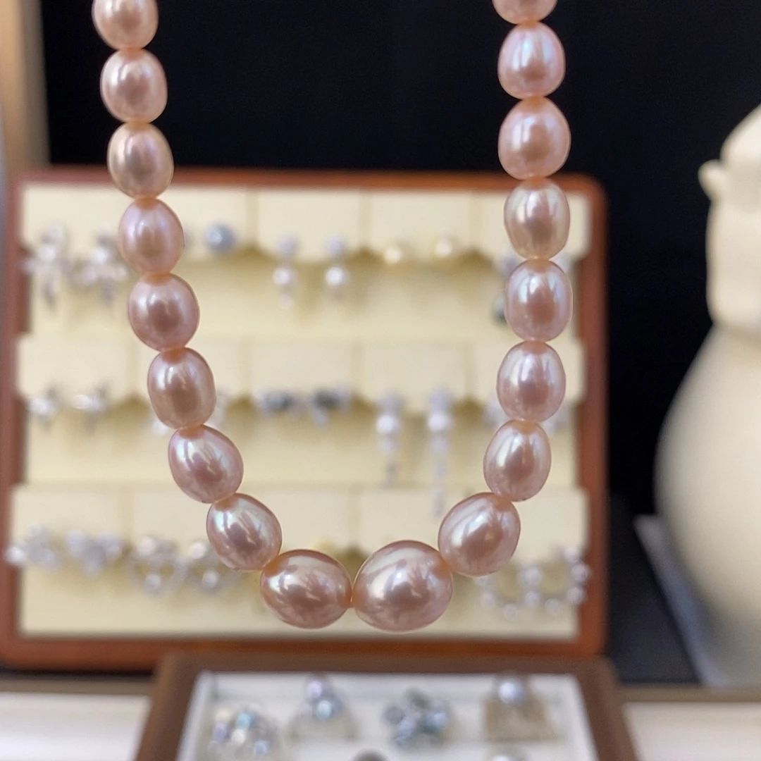 颈饰淡水珍珠银S925镶嵌