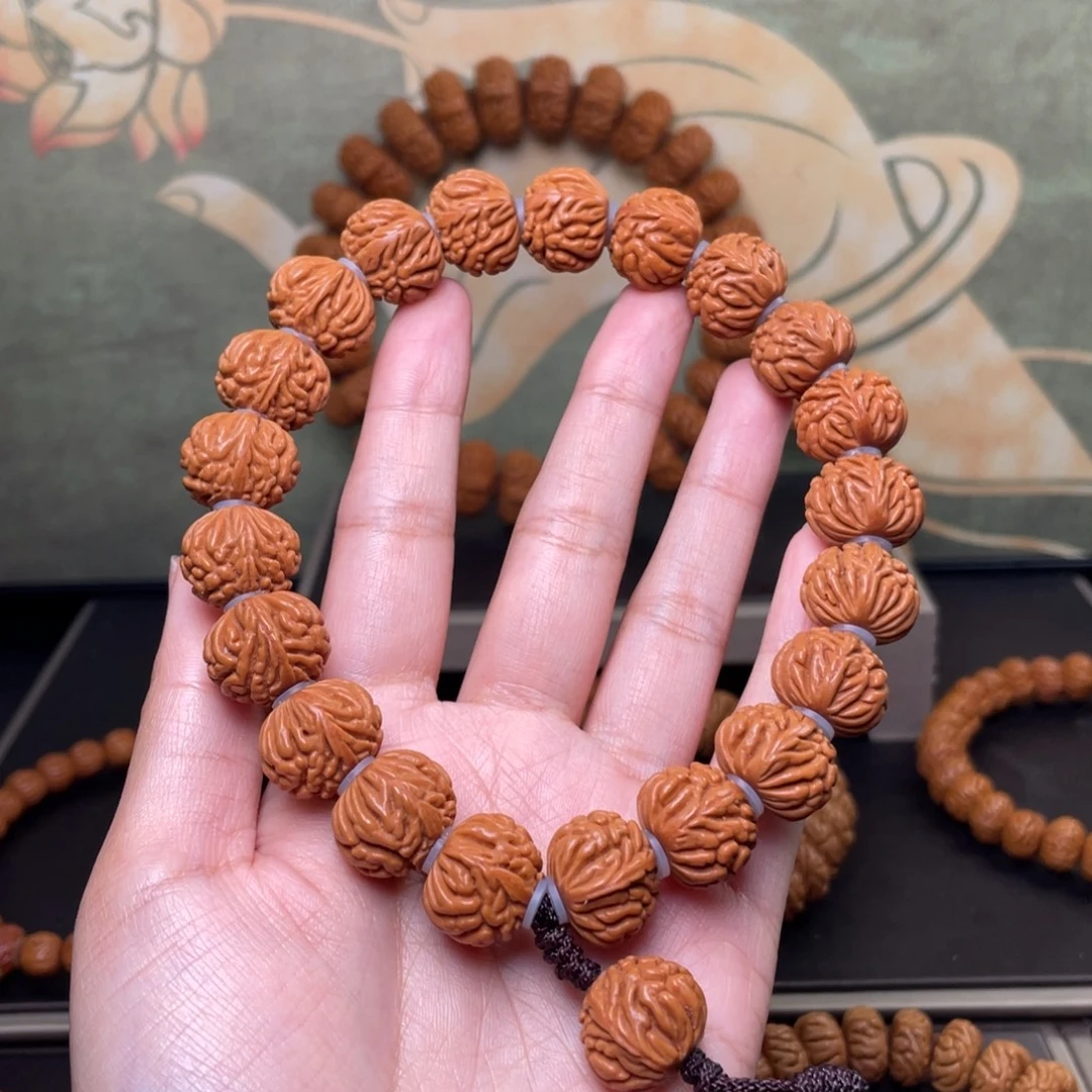 吊坠桃核16聚宝盆手持