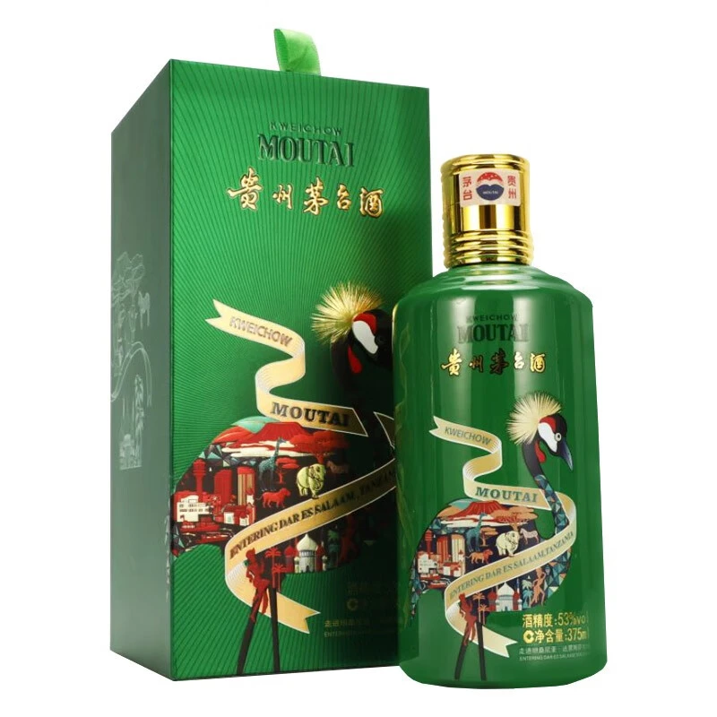 茅台白酒走进系列-坦桑尼亚 375ml×1瓶2019年53度酱香型白酒