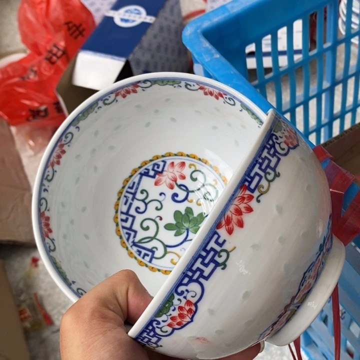 碗景德镇高温细白瓷餐具