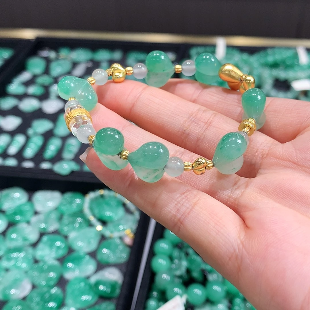 石英质玉合金手链
