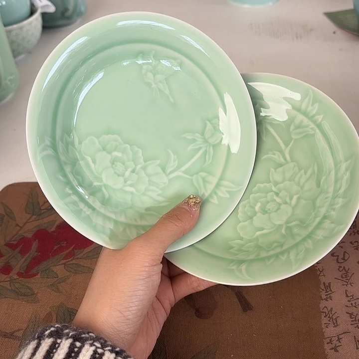 龙泉云间青瓷小米茶器