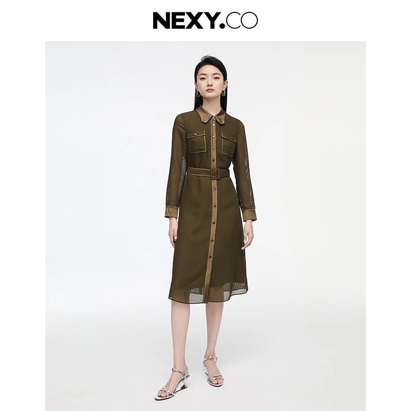 NEXY.CO/奈蔻绞综连衣裙XF05987H4