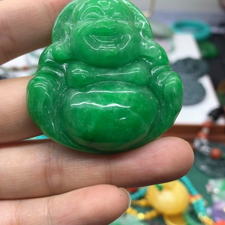 颈饰未镶嵌翡翠吊坠